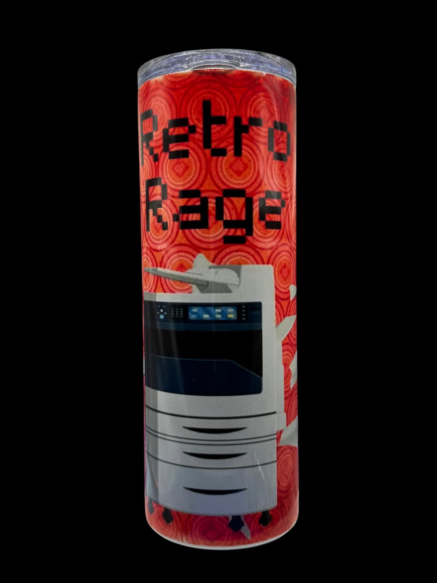 Retro Rage Kill The Copy Machine Tumbler - Vintage Office Style